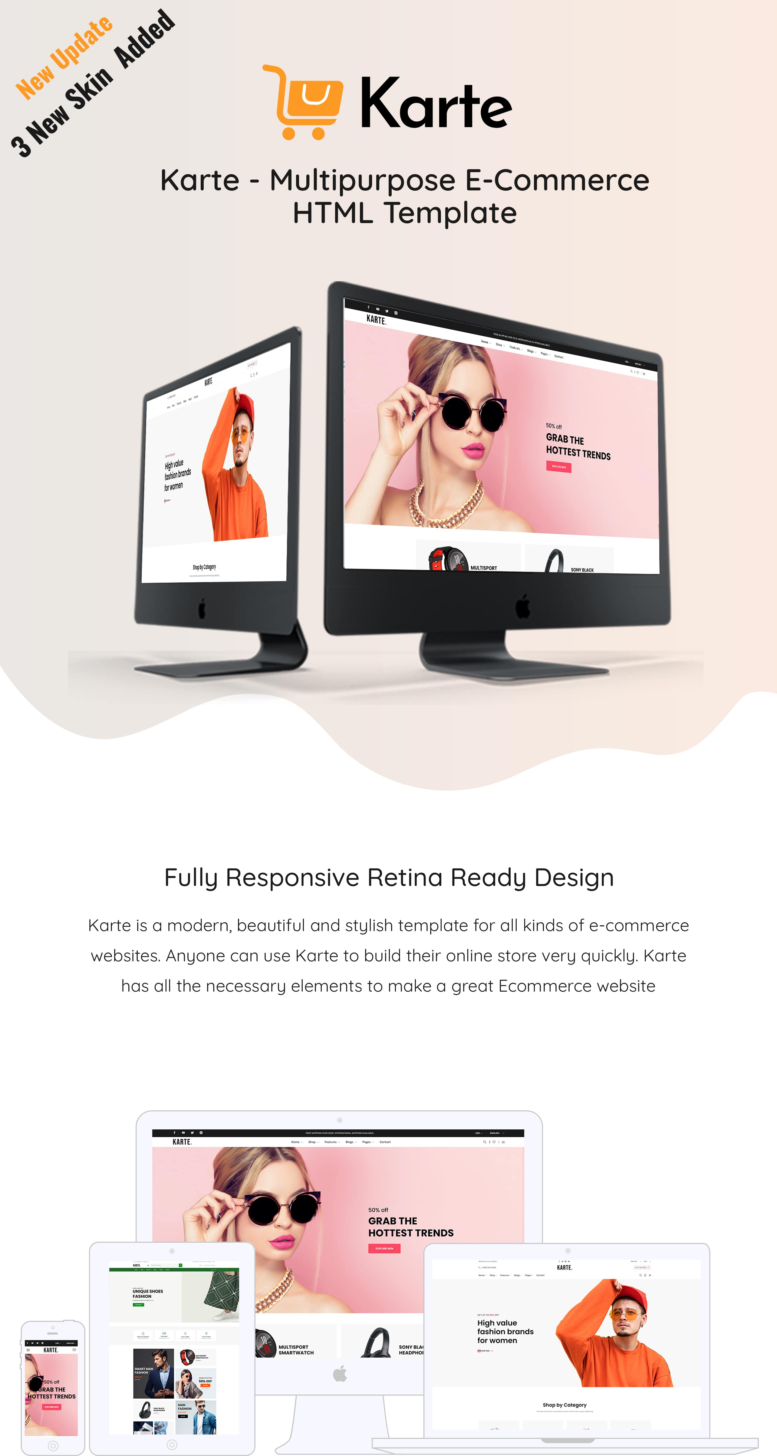 Karte - Fashion Multipurpose E-Commerce HTML Template - 2