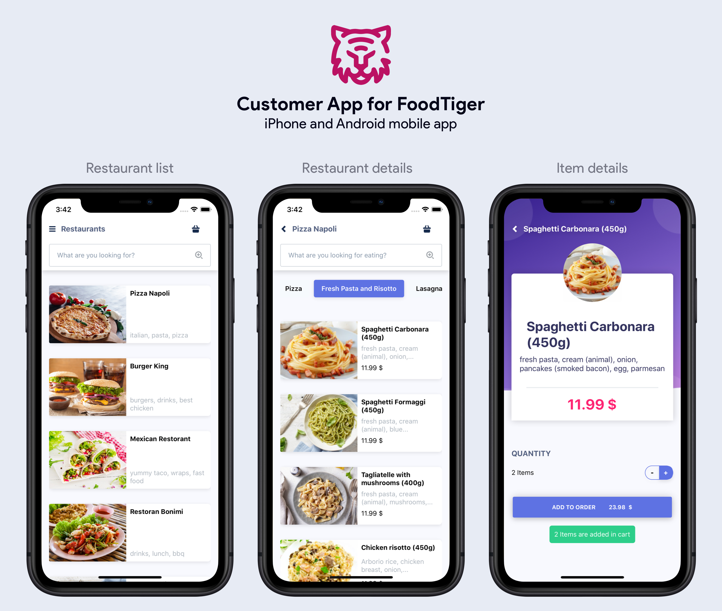 FoodTiger - Food delivery - Multiple Restaurants - 12