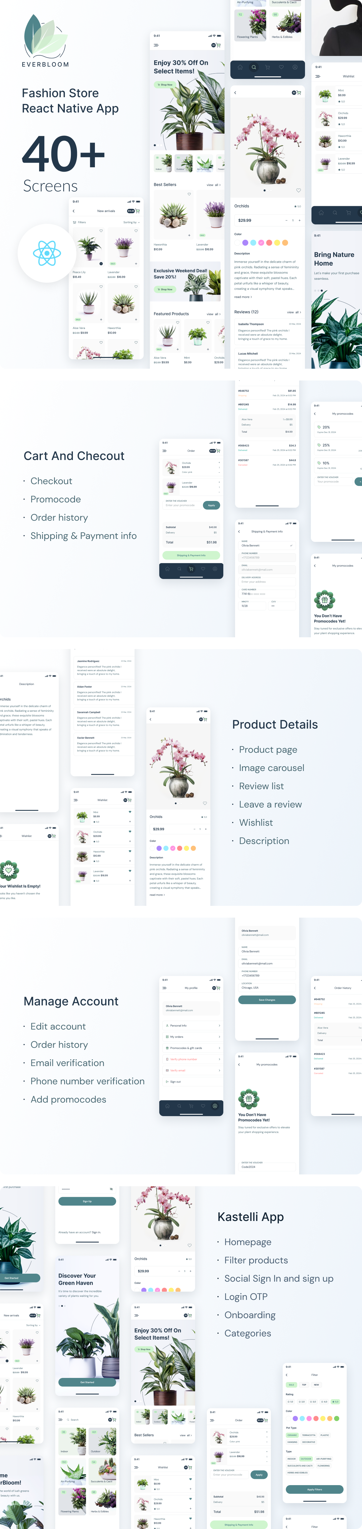 Everbloom - Plant Online Store | React Native CLI 0.73.2 - 1