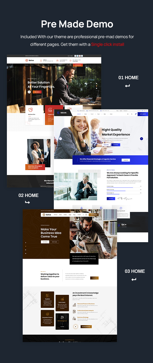 Solva – Consulting Business WordPress Theme - 7