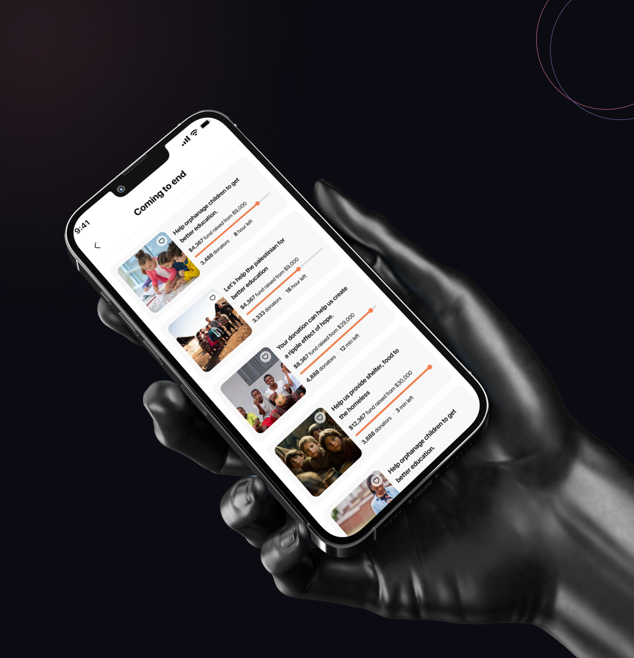CaringHandsApp template : Charity App in Flutter (Android, iOS ...