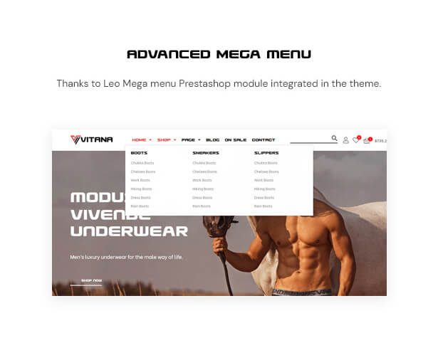 Underwear PrestaShop 1.7 theme