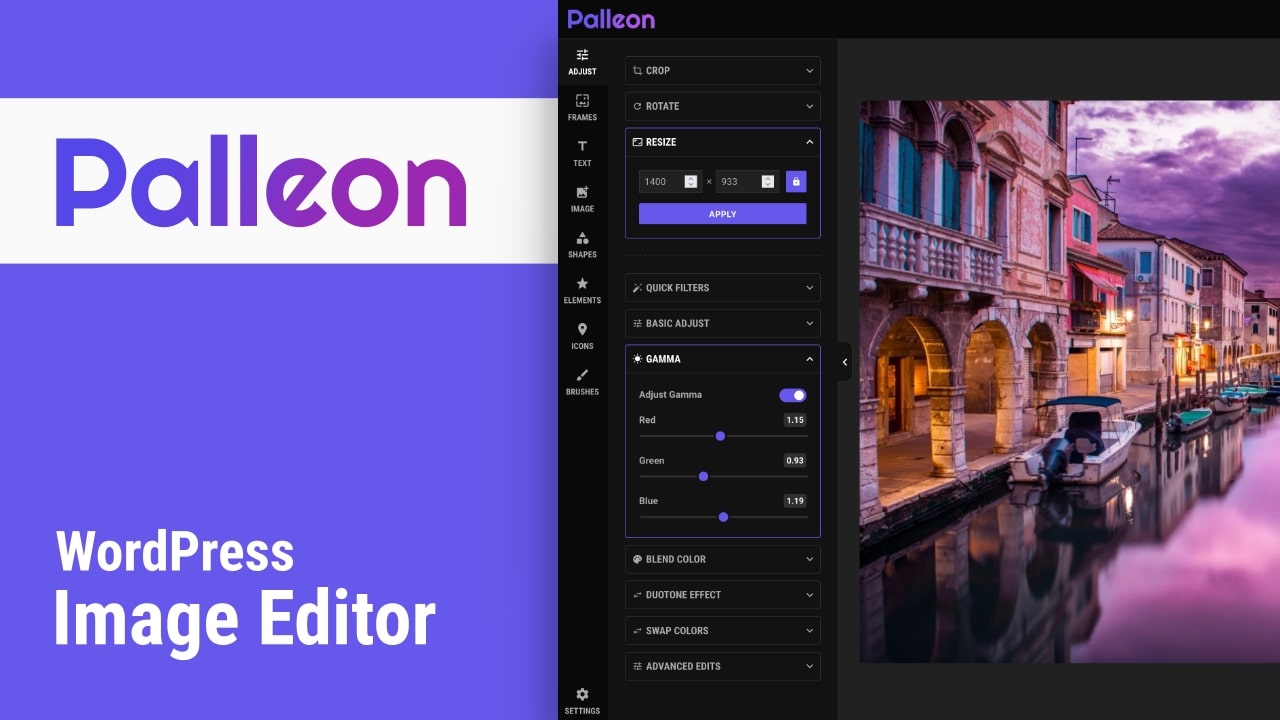 Palleon WordPress Image Editor