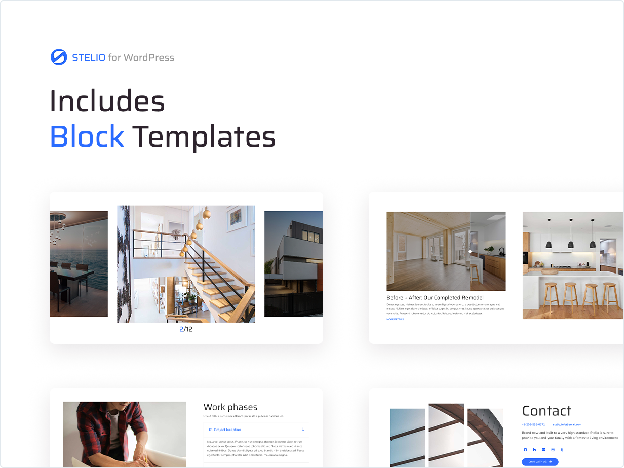 Includes Block Templates