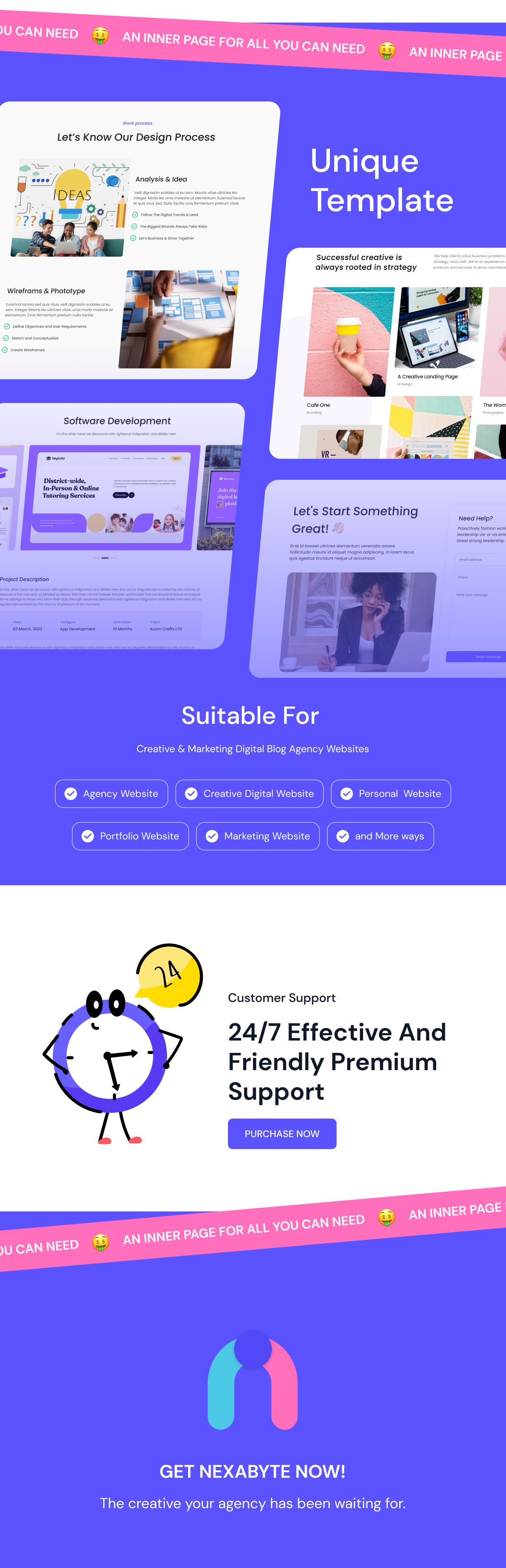 NexaByte | Creative Portfolio and Digital Agency Figma Design Template - 4