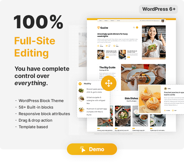100% full site editing