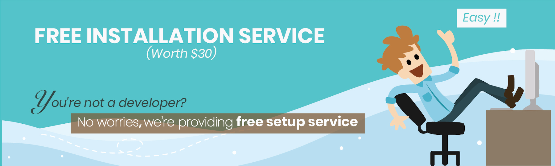Free installation service