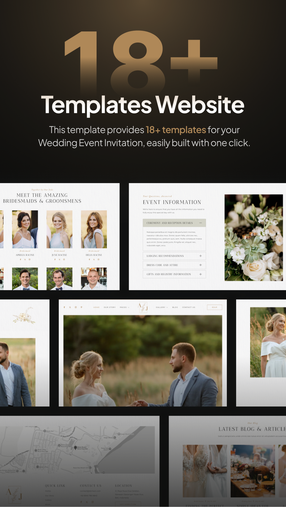 Amelia & James – Wedding Invitation FSE WordPress Theme - 4