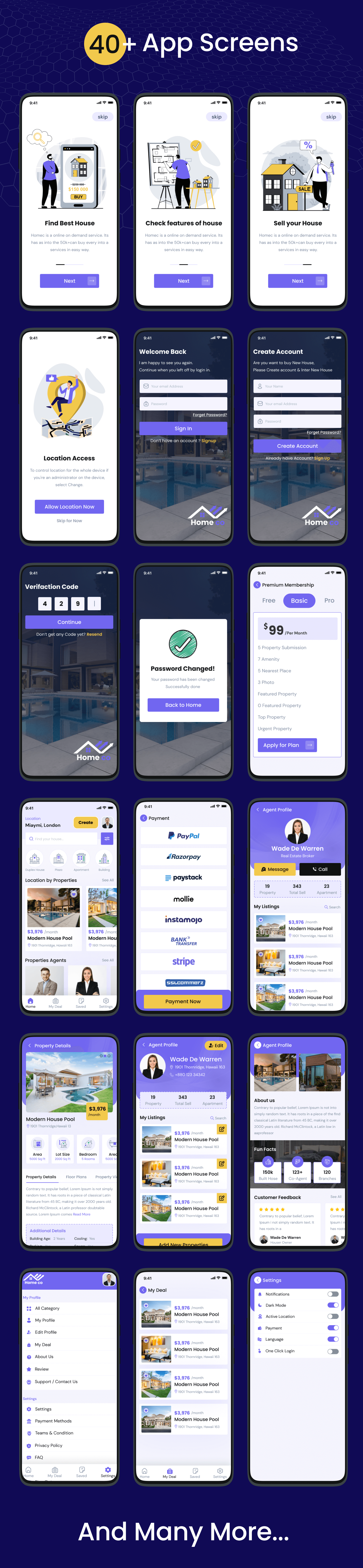 HomeCo - Real Estate Figma UI Templates
