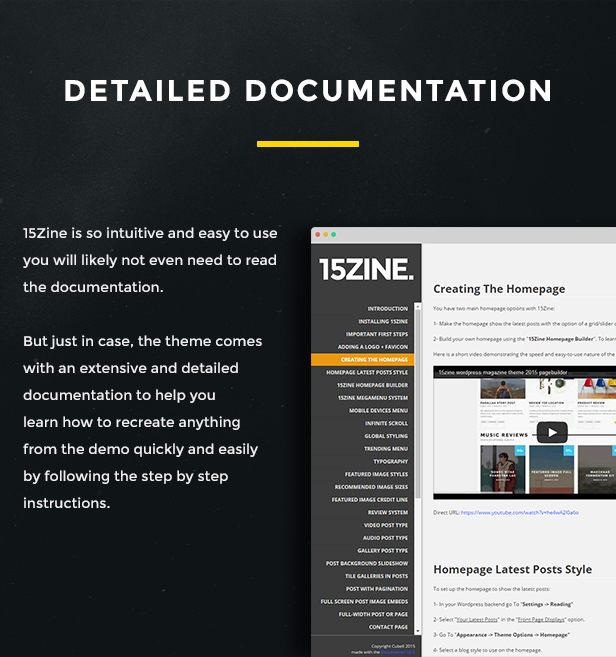 15Zine documentation screenshot