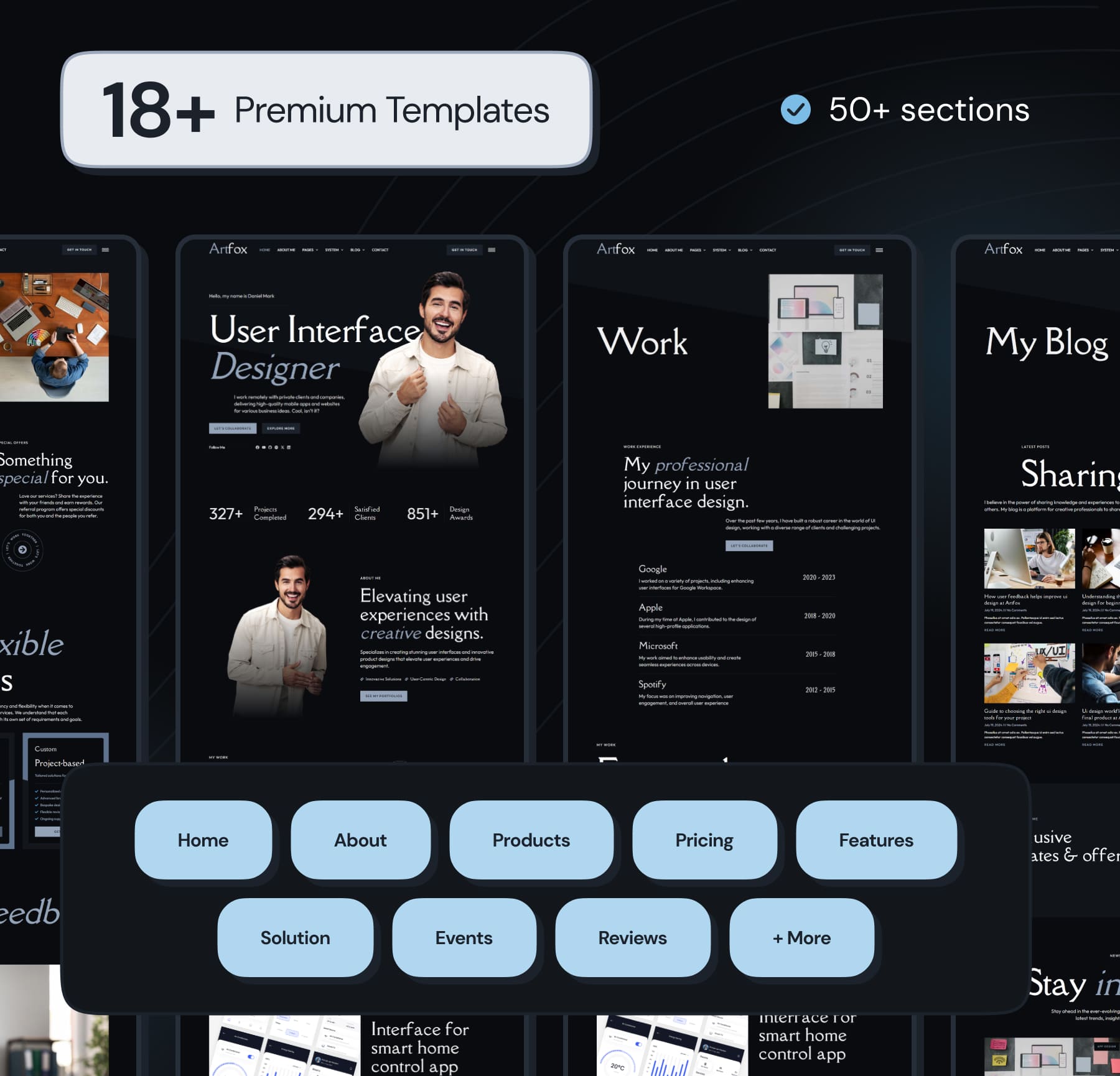 Artfox - Creative Portfolio Elementor Pro Template Kit - 6