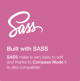 Built with SASS