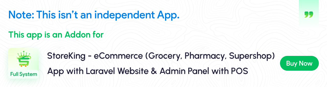 StoreKing - eCommerce (Grocery, Pharmacy, Supershop) Delivery Man Flutter Mobile App - 1