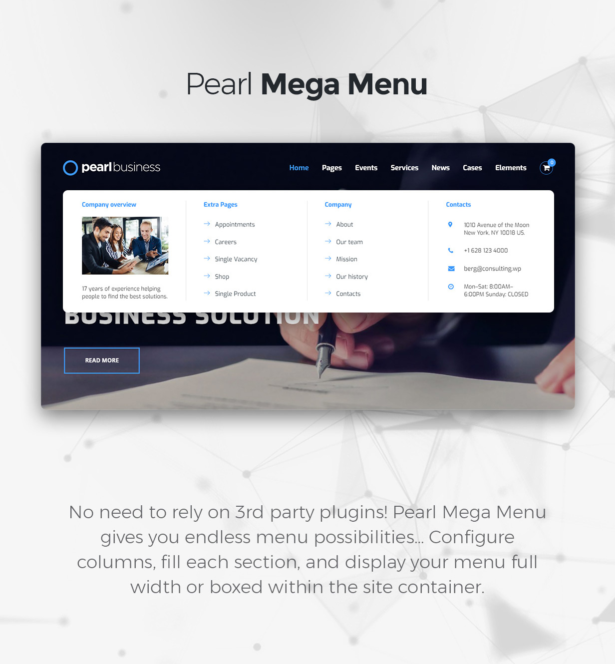 Pearl - Kurumsal İş WordPress Teması - 5