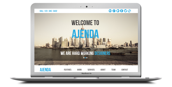 Ajenda - Multi-purpose One Page Muse Template - 3