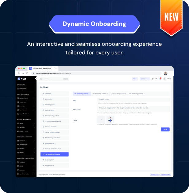 Fixit | Multi Vendor On Demand, Handyman, Home service Flutter App with Admin Complete Solution