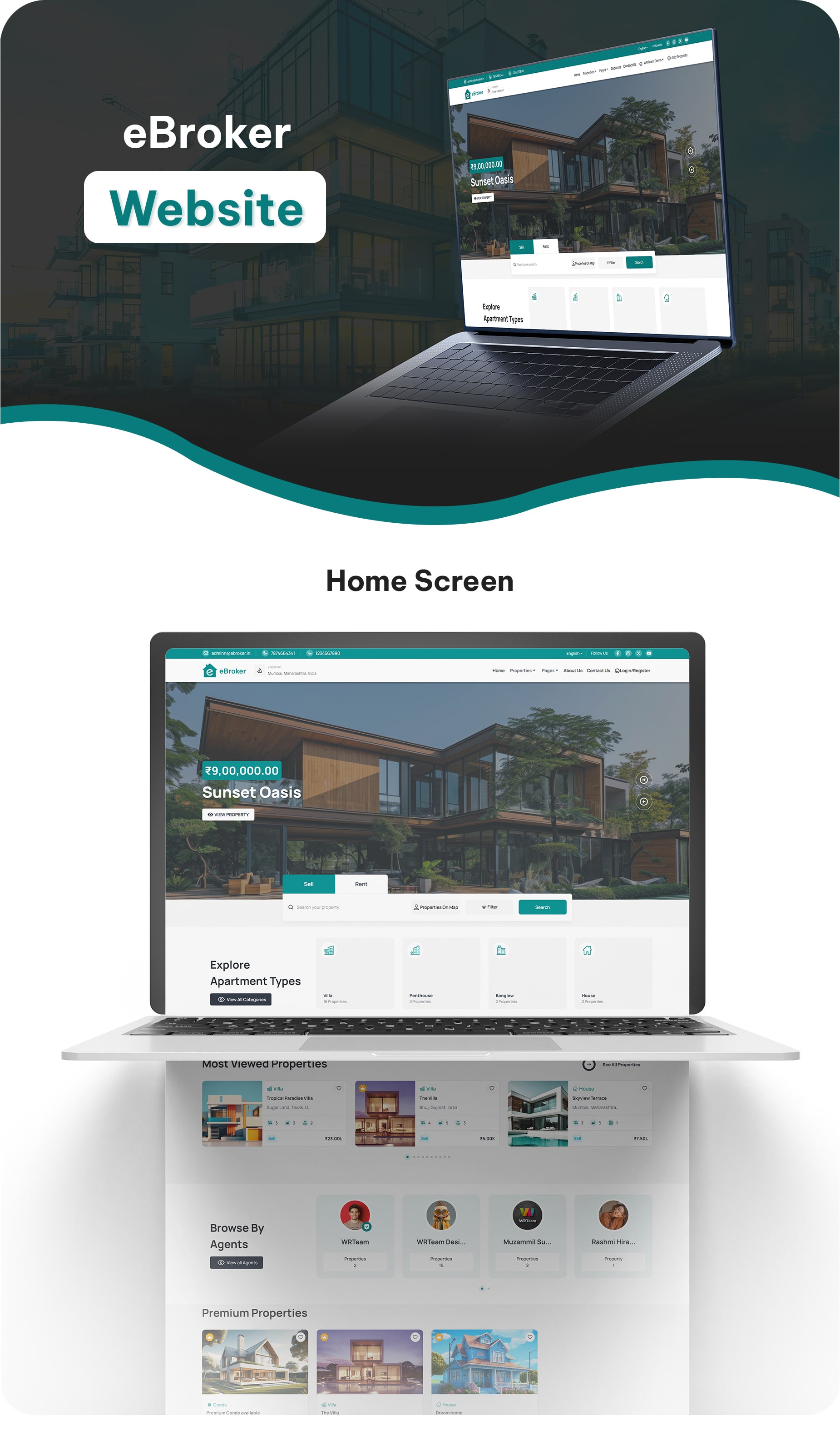 eBroker - Real Estate Property Buy-Rent-Sell Flutter app with Laravel Admin Panel | Web Version - 23