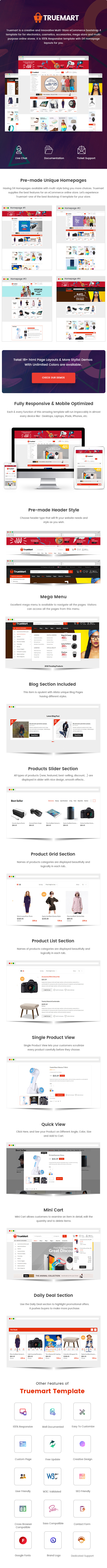 Truemart - Fashion Electronics Store HTML Template - 1