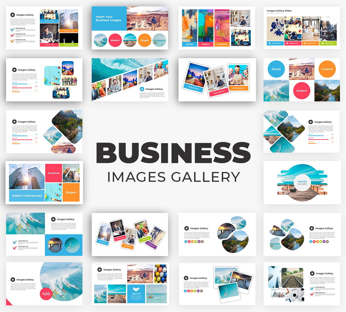 Infographics Complete Bundle PowerPoint Templates - 65