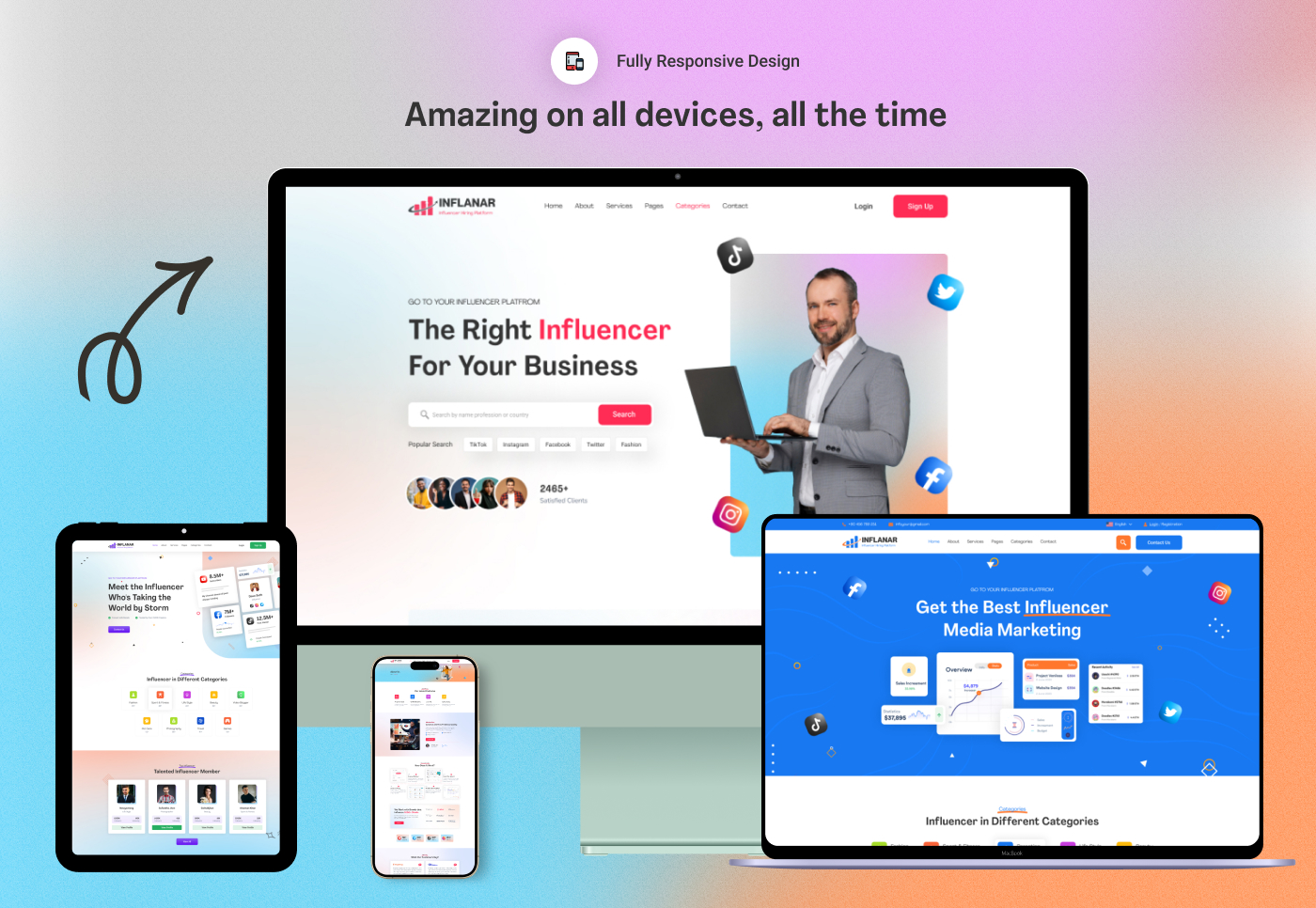 Inflanar - Influencer Marketplace  WordPress Theme - 5