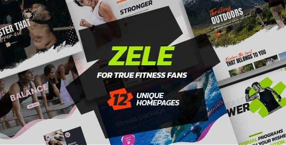 Zele - Fitness Gym & Sports WordPress Theme - Health & Beauty Retail