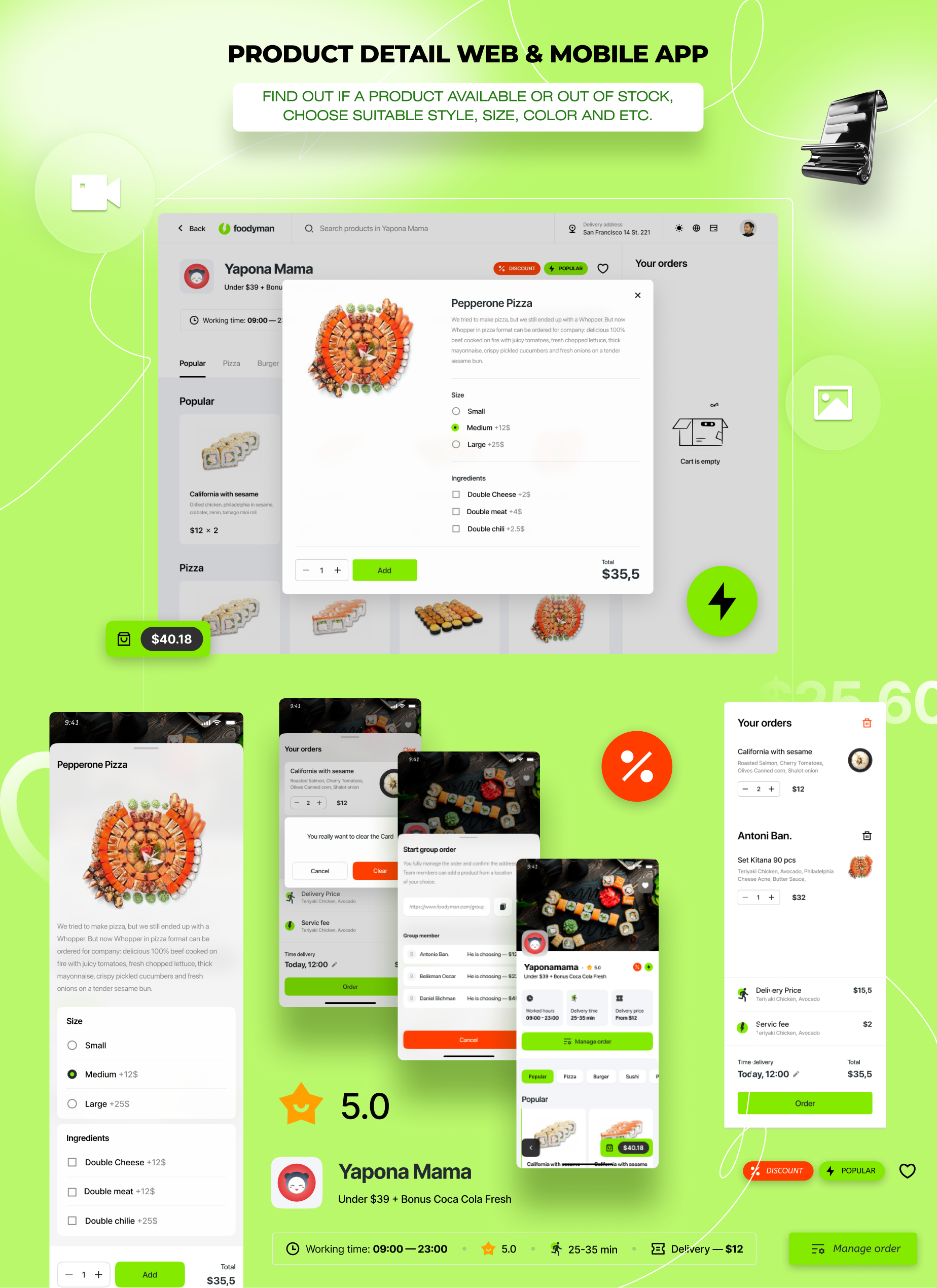 Foodyman - Multi-Restaurant Food and Grocery Ordering and Delivery Marketplace (Web & Customer Apps) - 17