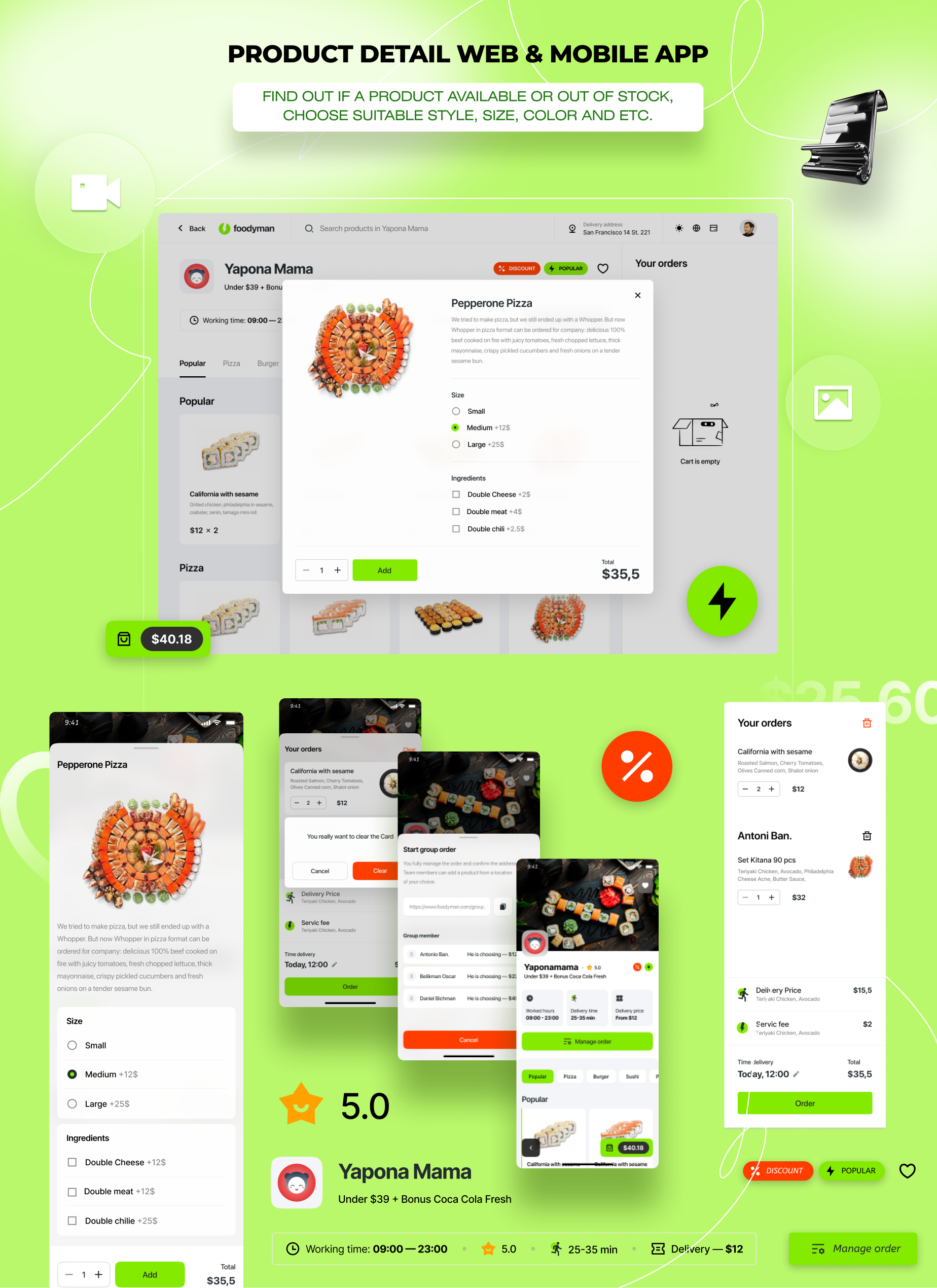 Foodyman - Multi-Restaurant Food and Grocery Ordering and Delivery Marketplace (Web & Customer Apps) - 15