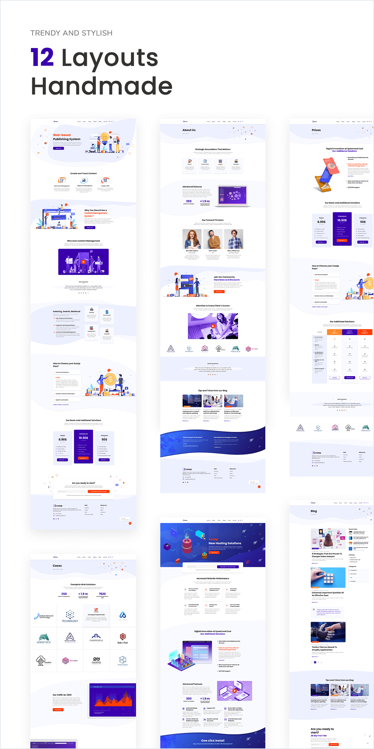 12 Layouts Handmade