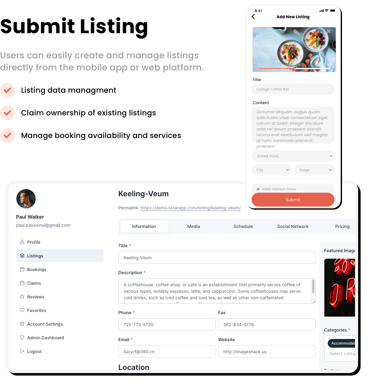 Listar FluxPro – Directory & Classified Mobile App Full Solution - 4