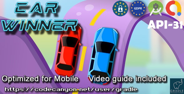 Car Winner (Admob + GDPR + Android Studio) - CodeCanyon Item for Sale