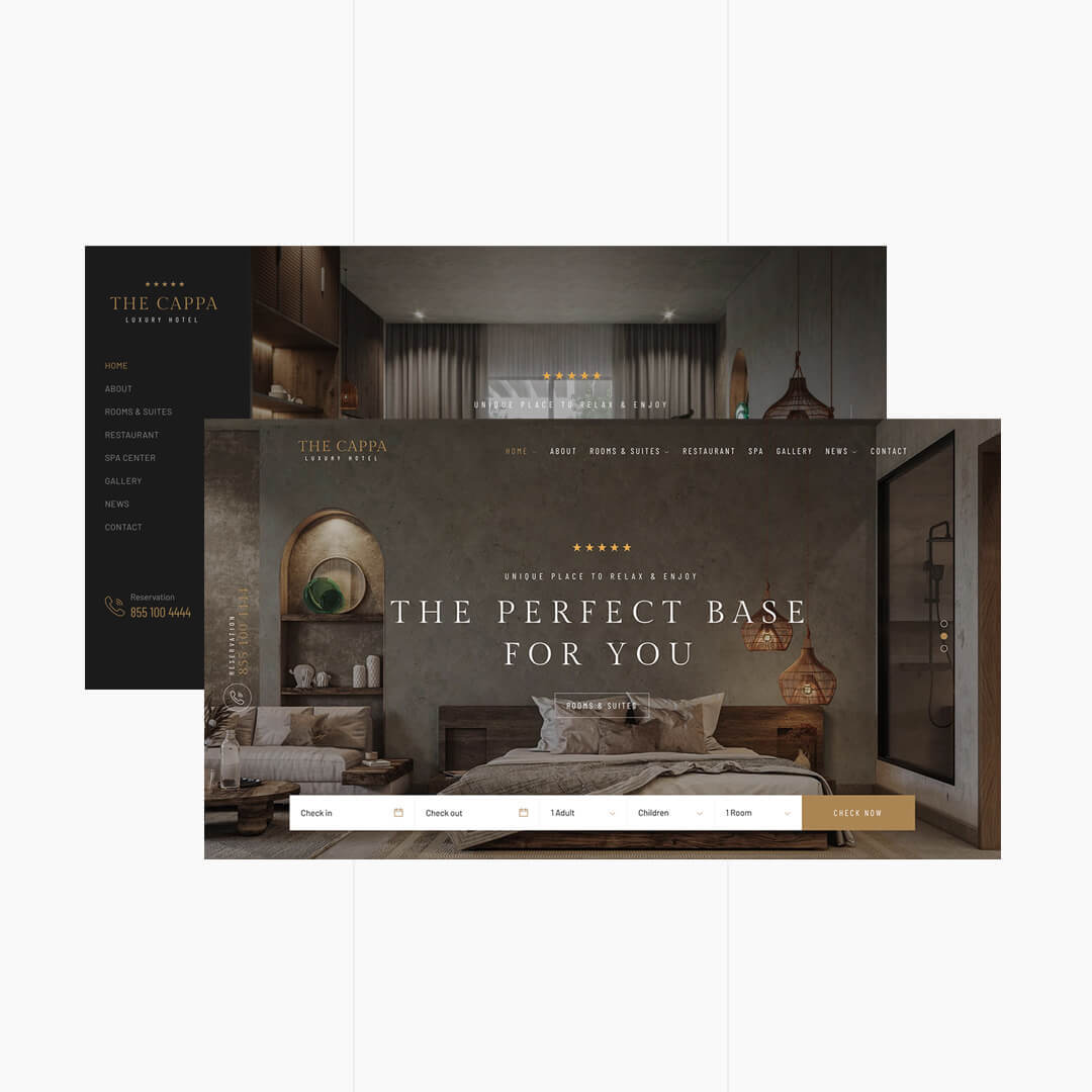 THE CAPPA - Luxury Hotel WordPress & WooCommerce Theme