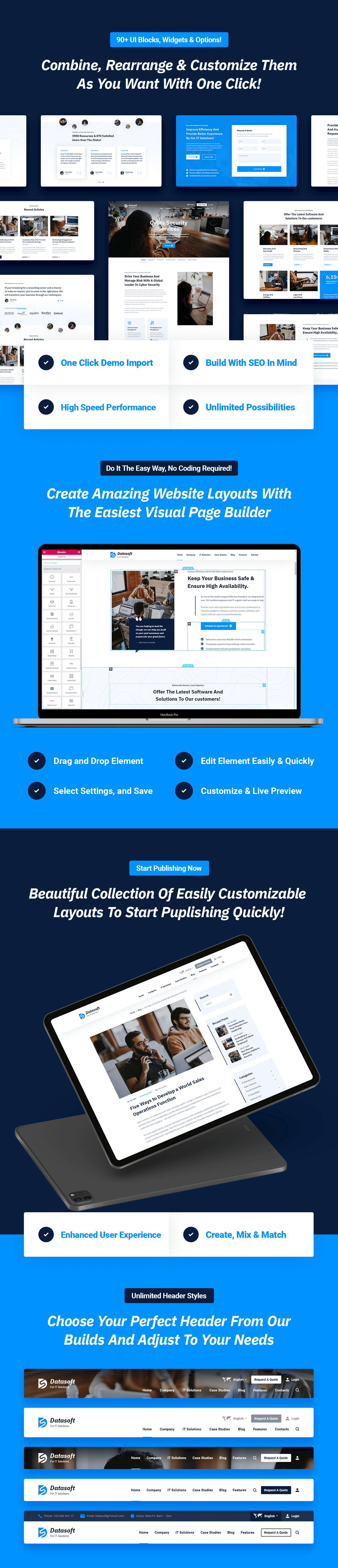 Datasoft - IT Solutions & Services WordPress Theme - 8