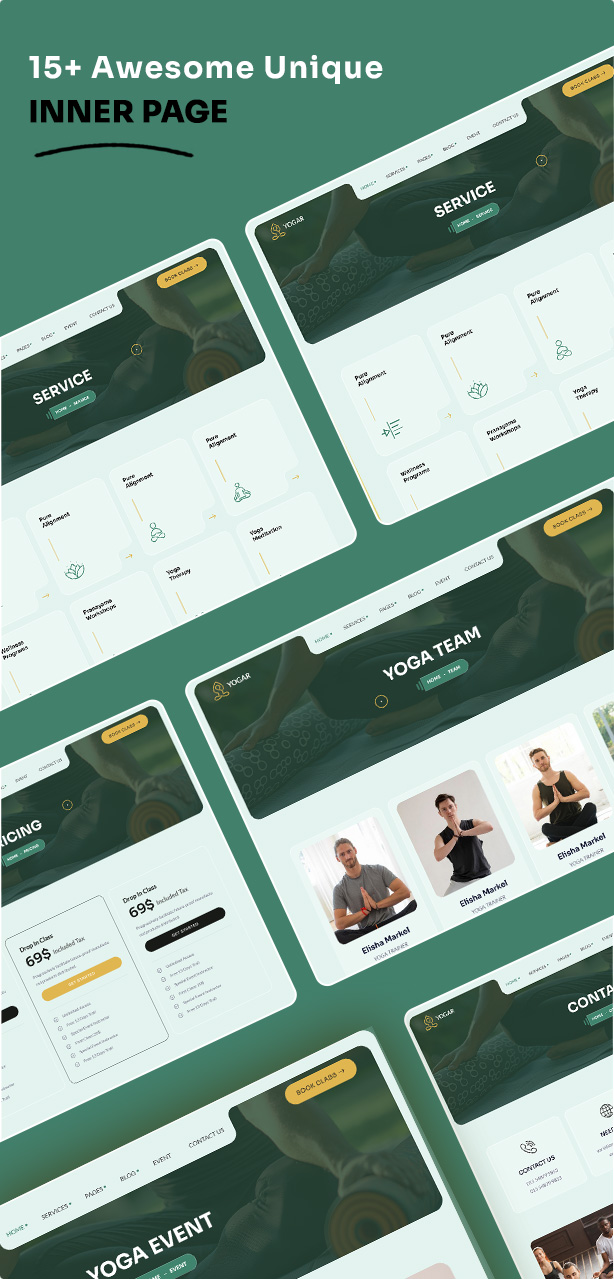 Yogar - Fitness and Yoga Studio HTML Template - 3