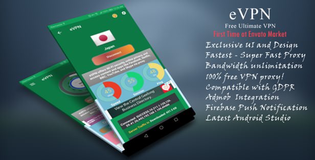 eVPN - Free Ultimate VPN | Android VPN, Billing, Phone Booster, Admob / Push Notification - 7