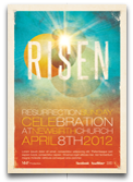 Risen Church Flyer and CD Template