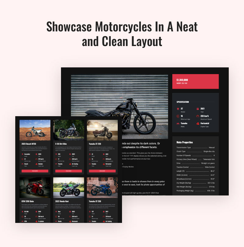 KATOBI - Motorcycle Joomla Template