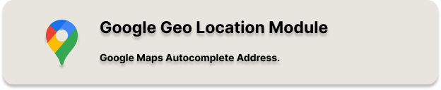Google Geo Module