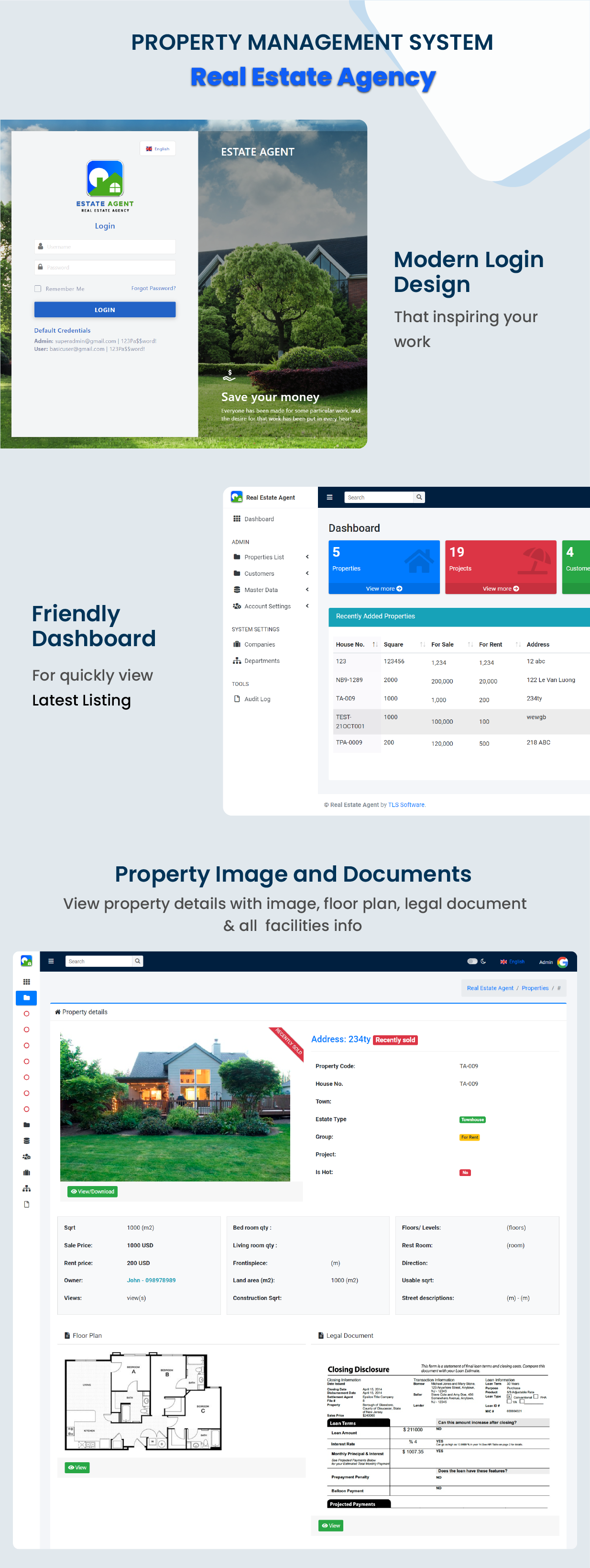 EstateAgent - Real Estate Management System with 360 Panorama View - 3