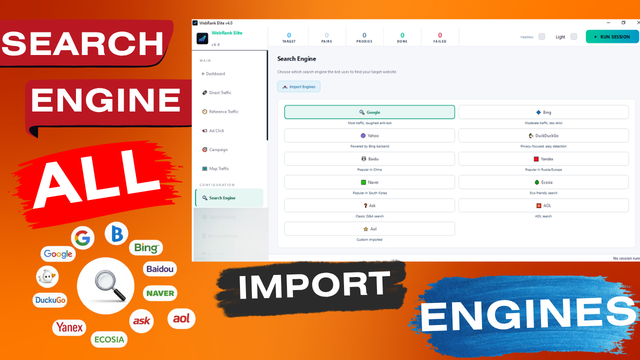 Proxy Manager interface with proxy rotation settings