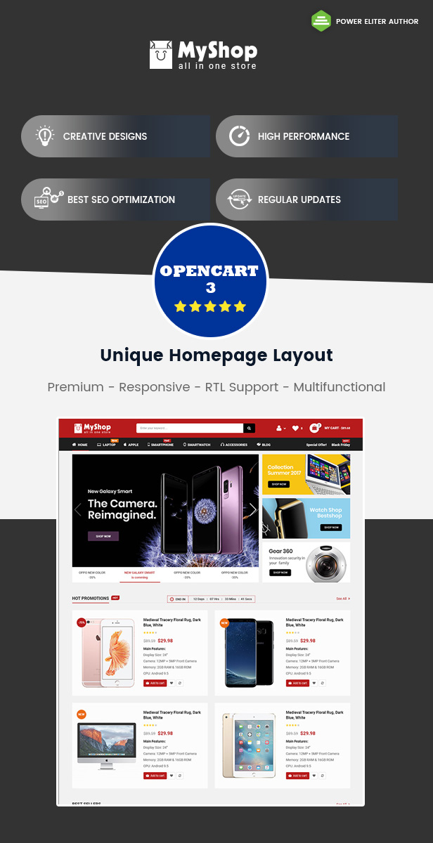 myshop - Opencart Theme