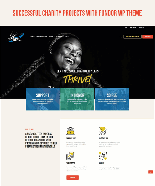 Fundor - Charity Nonprofit WordPress Theme - 1