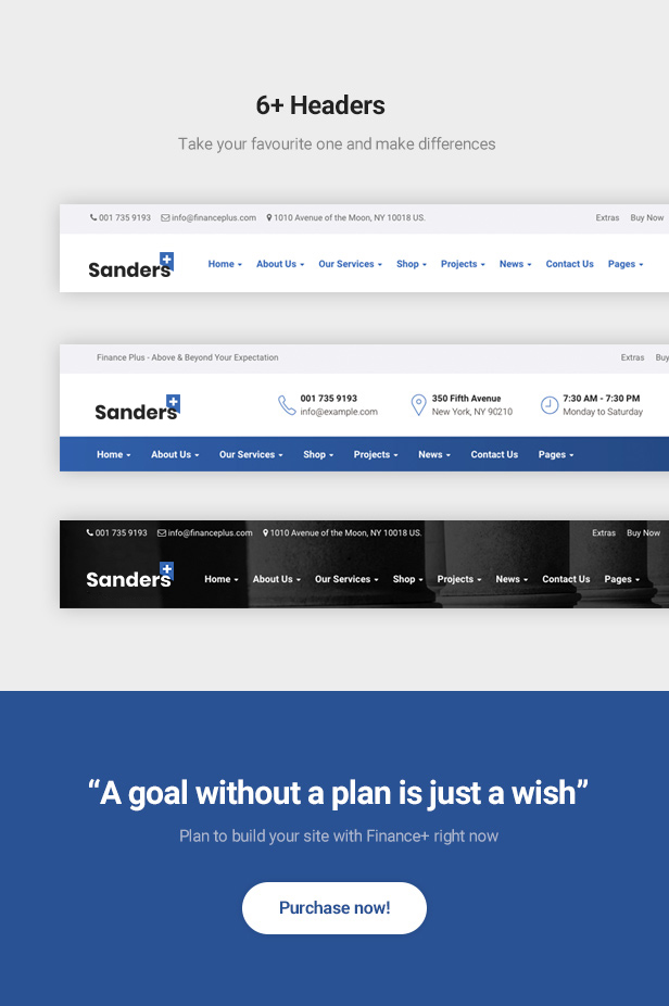 Finance Business HTML Template - Sanders - 4