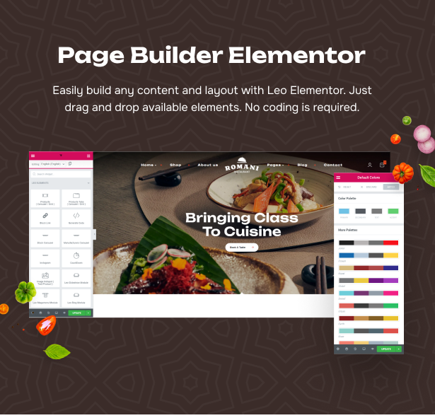 Intuitive Drag-and-Drop Elementor Page Builder