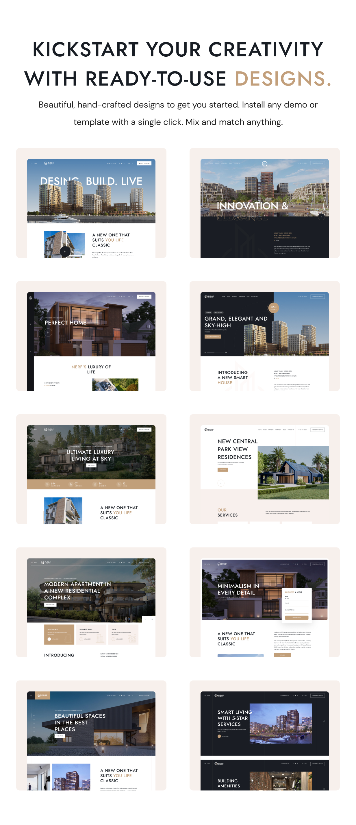 Nerf - Single Property WordPress Theme - 5