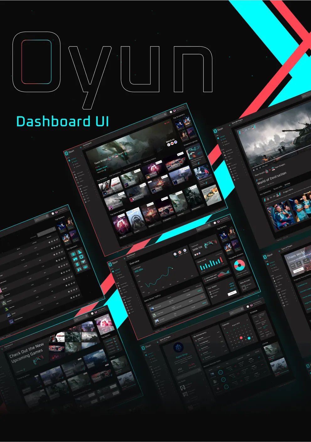 Oyun - Game Agency UI Kit - 4