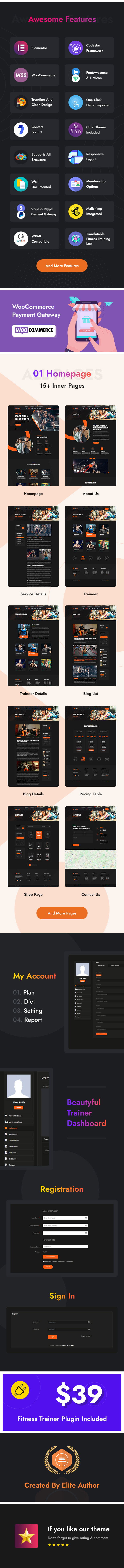 Fitnase - Theme WordPress Gym And Fitness - 3