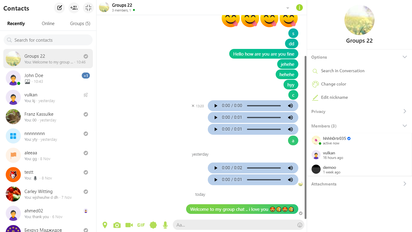 Kontackt – Real-Time Messenger & Video/Audio Group Calls for WoWonder - 24