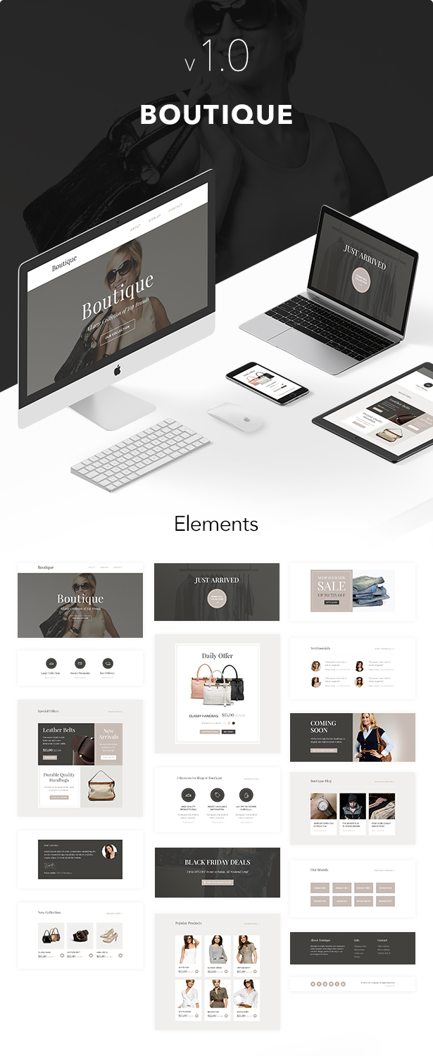 Boutique - Responsive Email + Themebuilder Access - 1