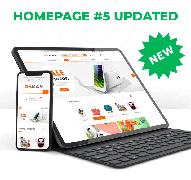 Bakan - eCommerce Elementor WooCommerce WordPress Theme