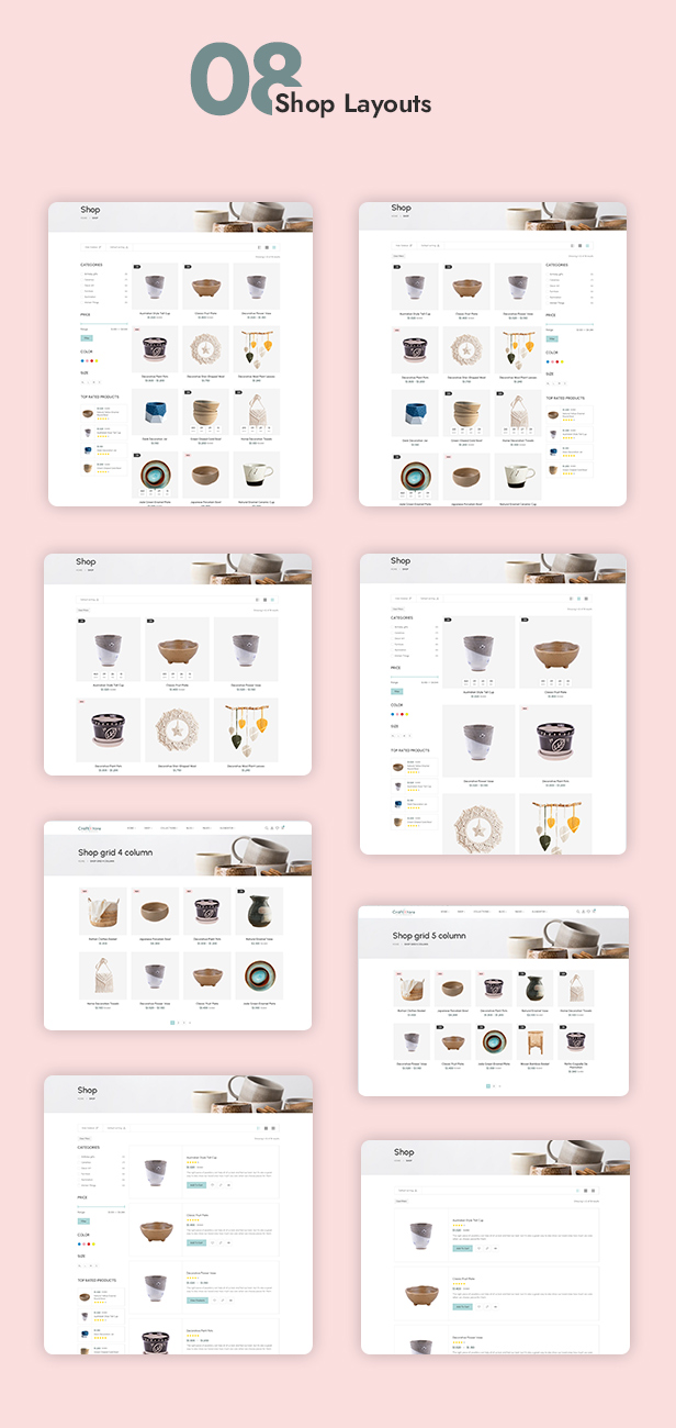 CraftXtore - Handmade, Ceramics and Pottery Shop WooCommerce Theme - 9